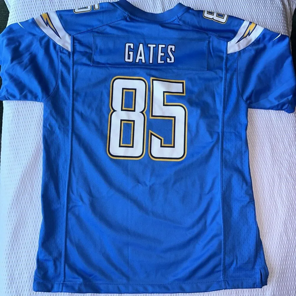 Nike On-field Los Angeles Chargers Antonio Gates Powder Blue Jersey XL 18/20 Yth